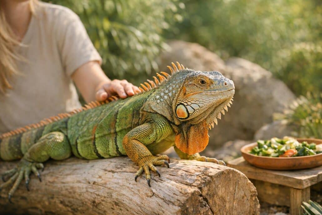 iguana como mascota