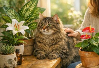 plantas toxicas gatos