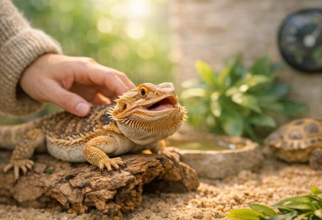 reptil estresado senales
