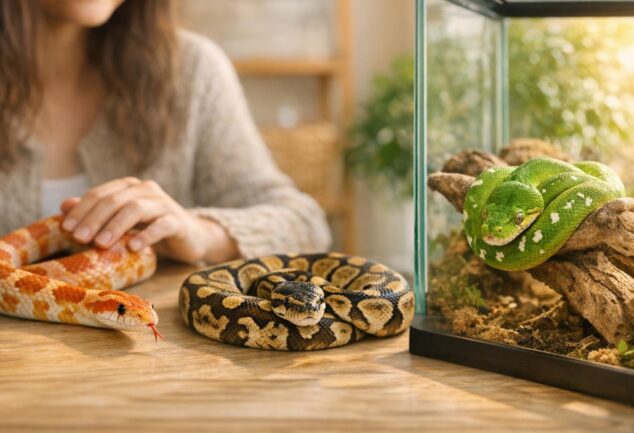serpientes como mascota