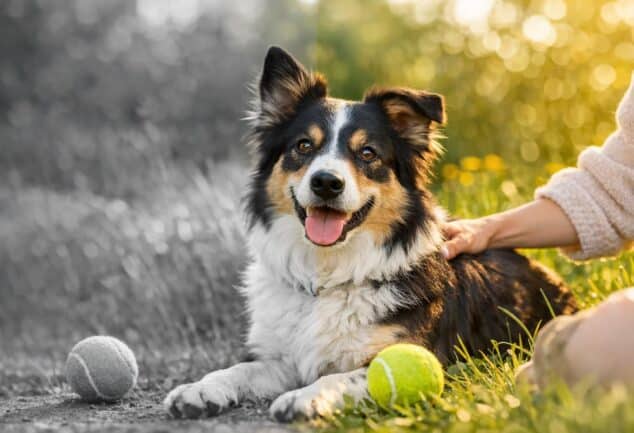 vision de los perros colores