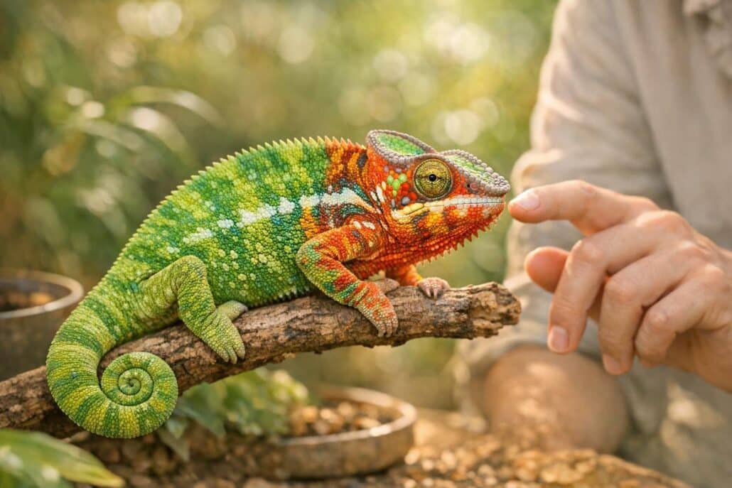 camaleon como mascota