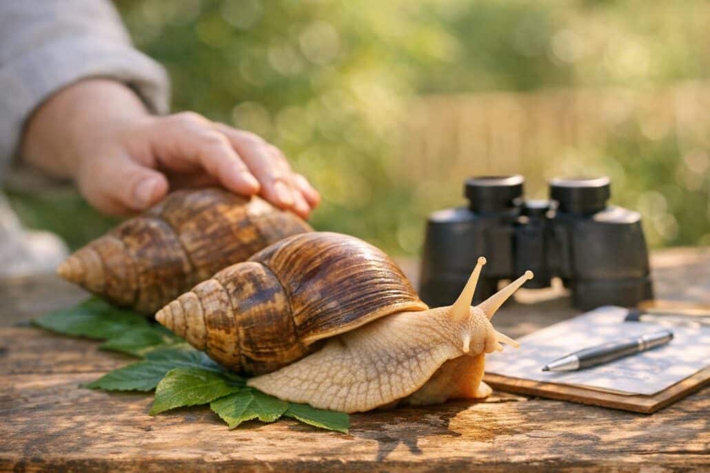 caracol gigante africano mascota