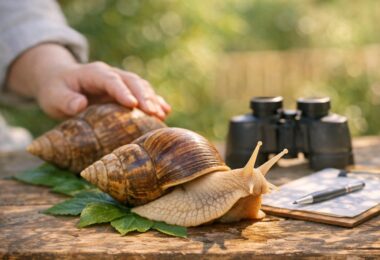 caracol gigante africano mascota