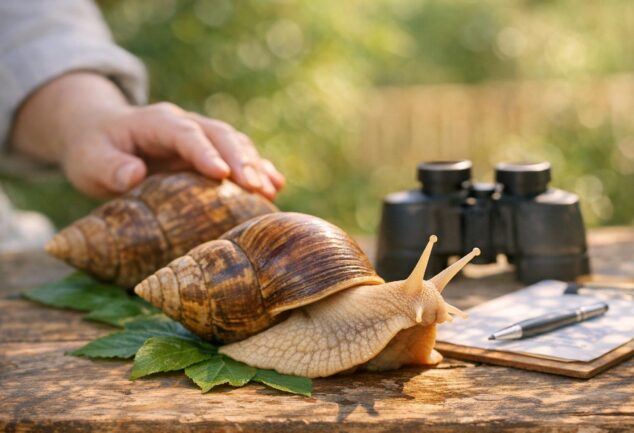 caracol gigante africano mascota