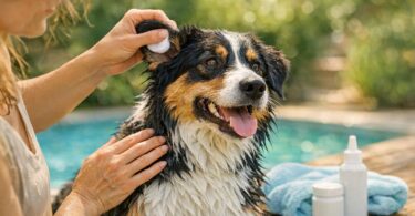 perro piscina cuidados