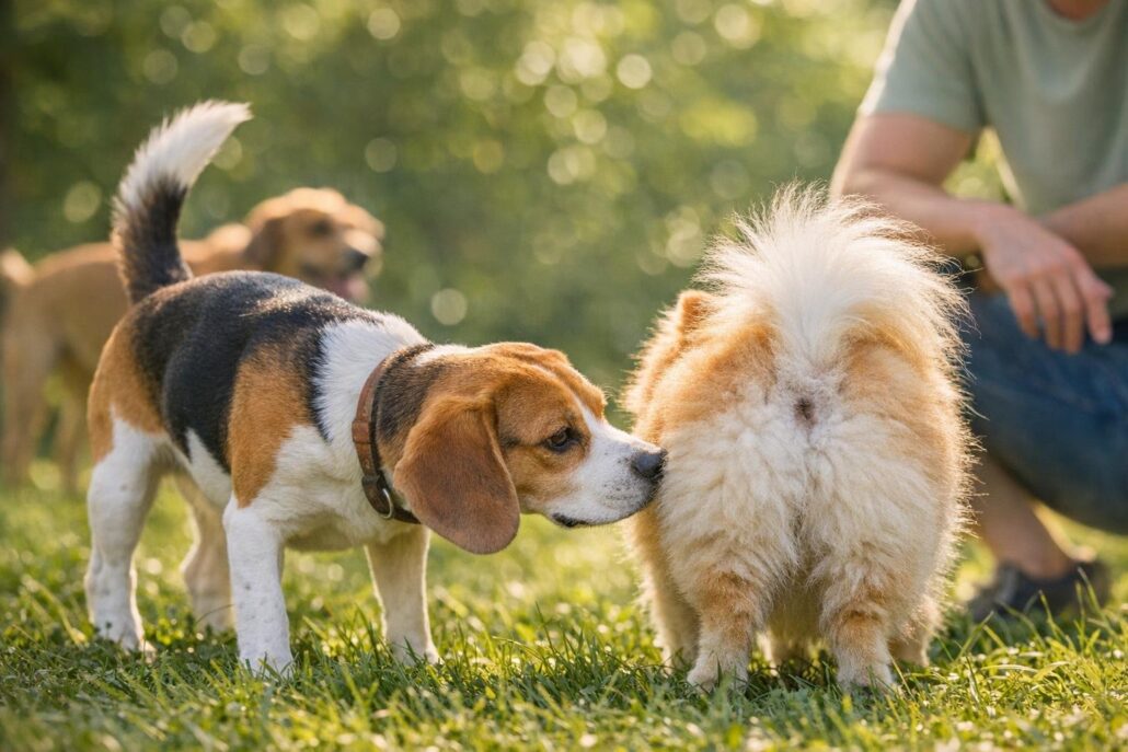 por que los perros se huelen